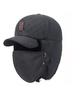 Hat Winter Men's Outdoor Cycling Cold Mask Lei Feng Cap Plus Velvet Thick Warm Ear Protection Northeast Cap