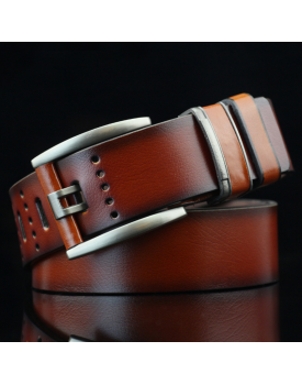 All-match Retro Belt With Pin Buckle