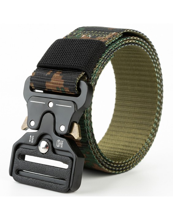 3.8CM Mountaineering Camping Multifunctional Military Training Belt Cobra Buckle Nylon Tactical Belt Customizable Printing