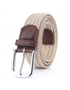 Men's Buckle Elastic Woven Belt